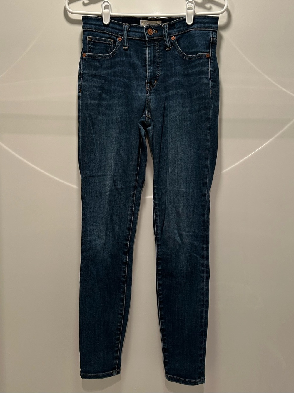 Madewell Dark Indigo High-Rise Skinny Jeans